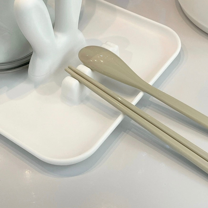 Cute Bunny Rabbit Kitchen Pot Cover & Cooking Utensils Holder Organizer