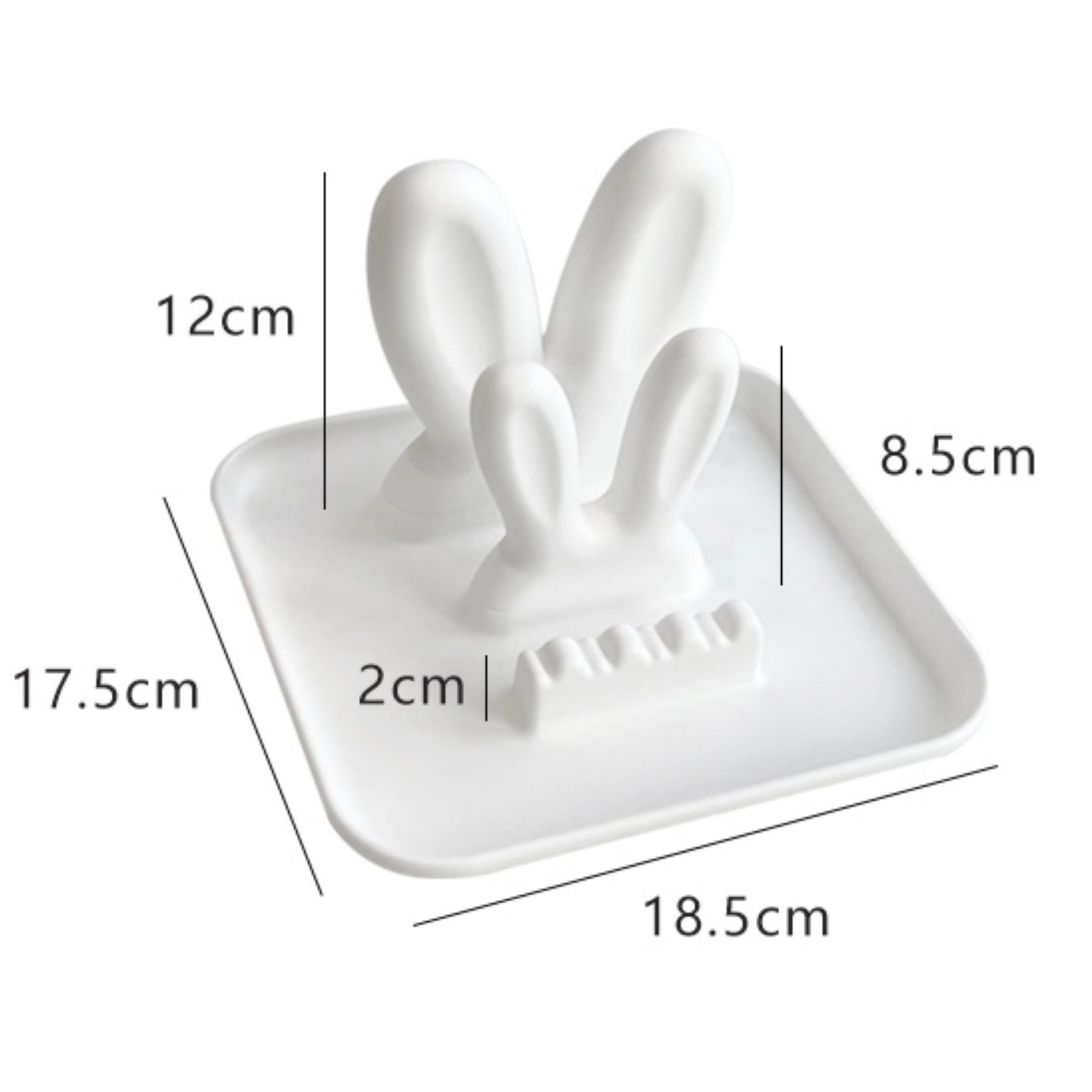 Cute Bunny Rabbit Kitchen Pot Cover & Cooking Utensils Holder Organizer