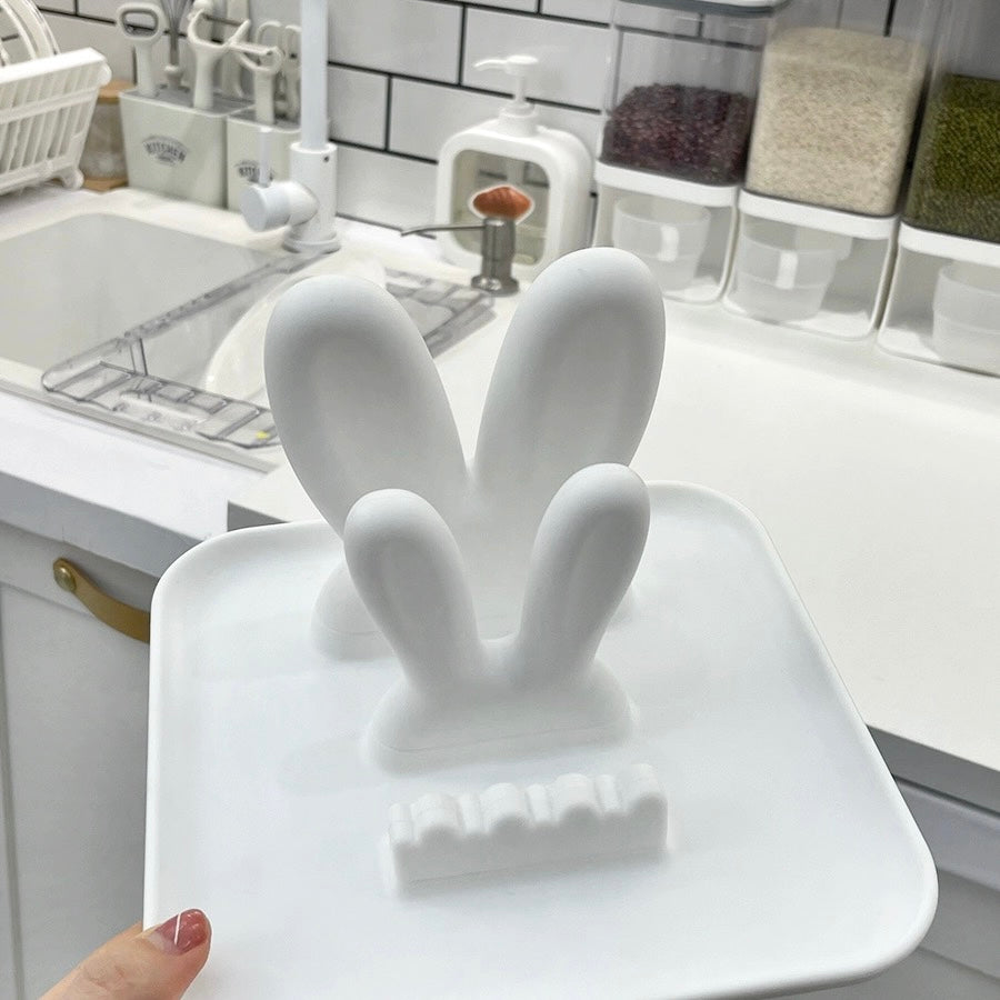 Cute Bunny Rabbit Kitchen Pot Cover & Cooking Utensils Holder Organizer