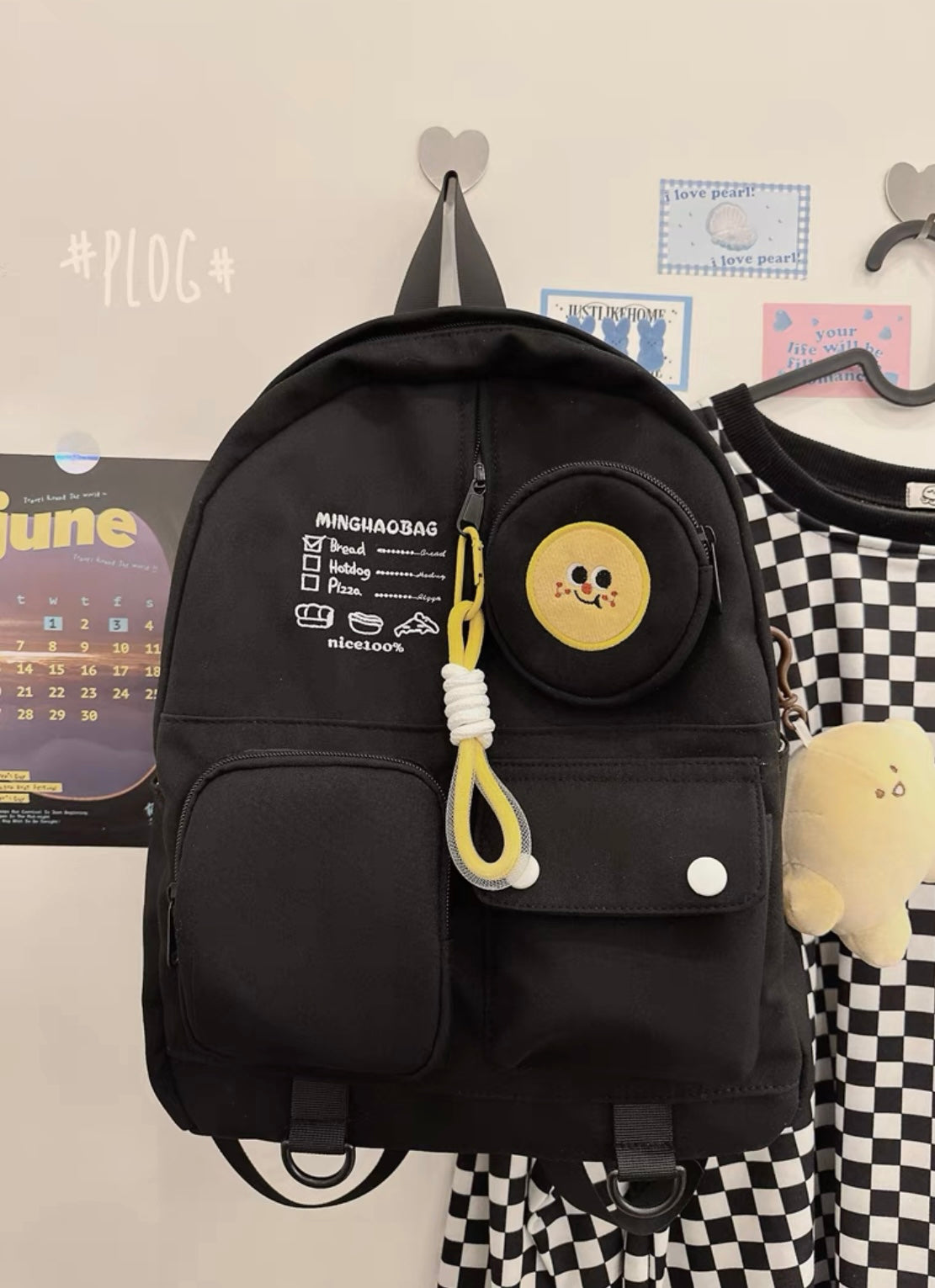 Cute Back to School Mr Bread Cool Stylish Backpack