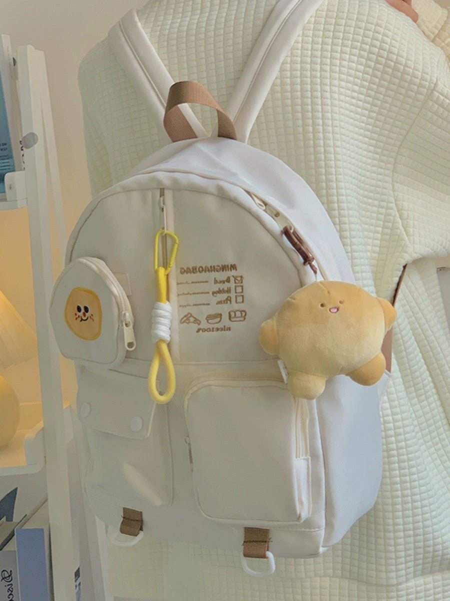 Cute Back to School Mr Bread Cool Stylish Backpack