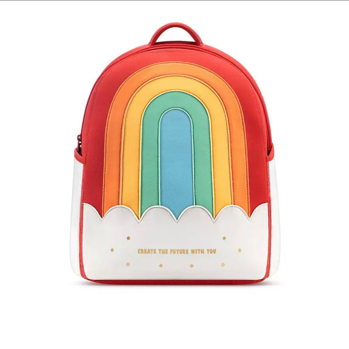 Cute Back to School Zoy Zoii Rainbow Back Protected Backpack