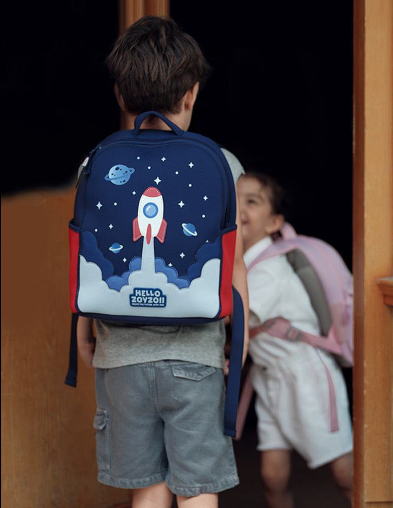 Cute Back to School Zoy Zoii Rainbow Back Protected Backpack