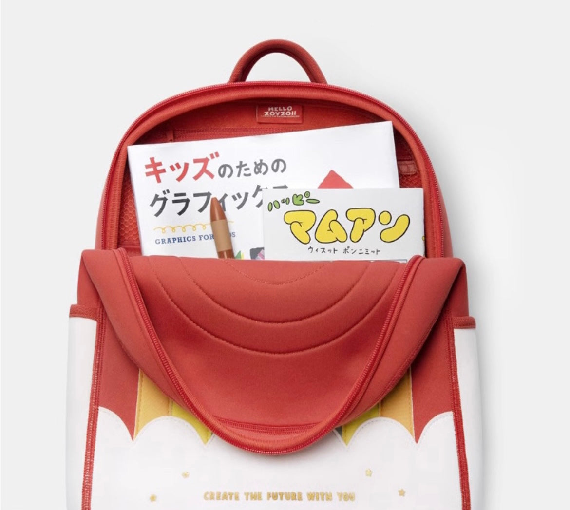 Cute Back to School Zoy Zoii Rainbow Back Protected Backpack