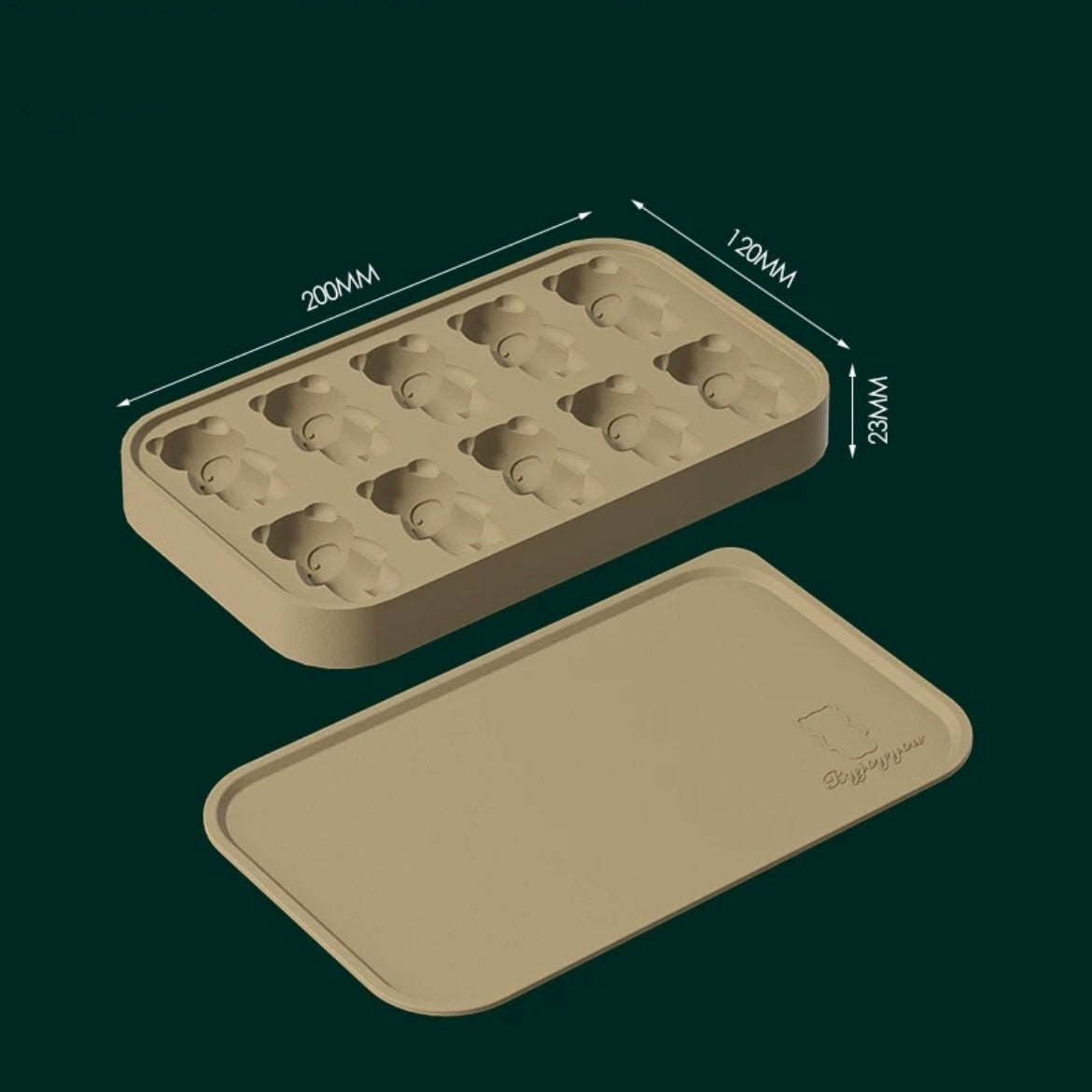 Cute Teddy Bear Shaped Ice Cube/ Chocolate Tray Mold