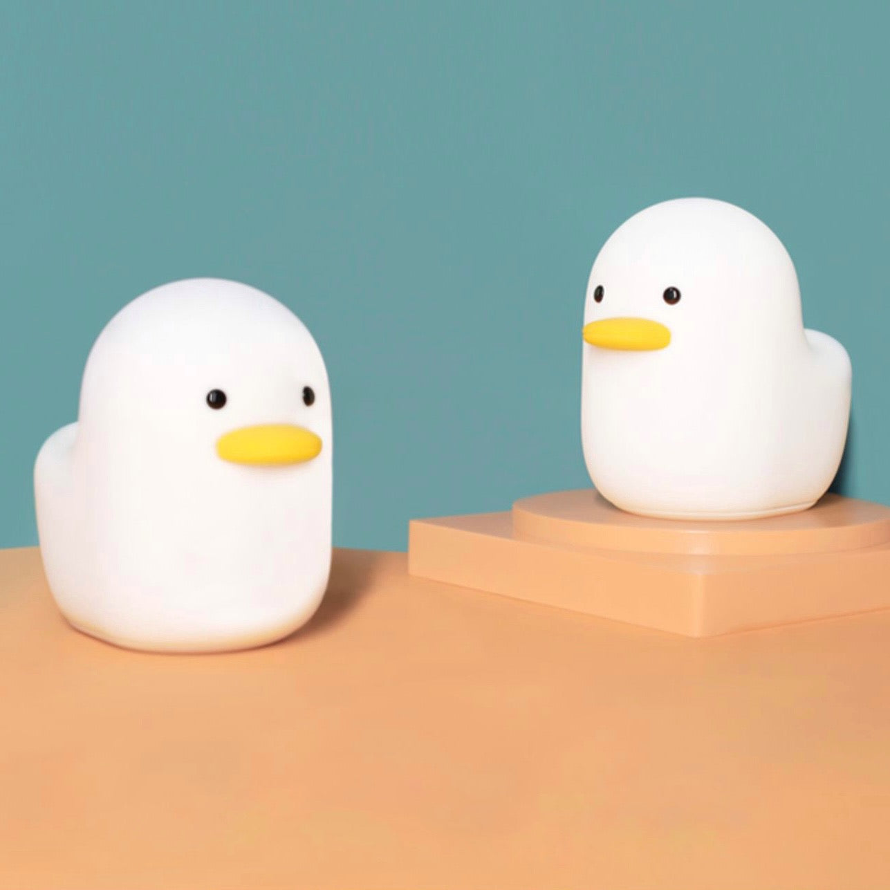 Cute Boring Duck Soft Mini Night Light