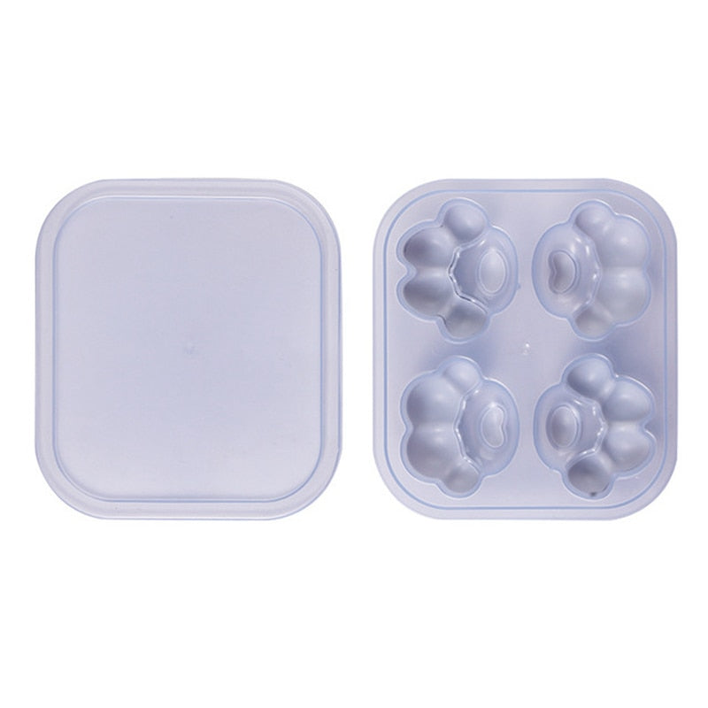 Cute Silicone Cat Paw Shaped Ice Cube/ Chocolate Tray Mold