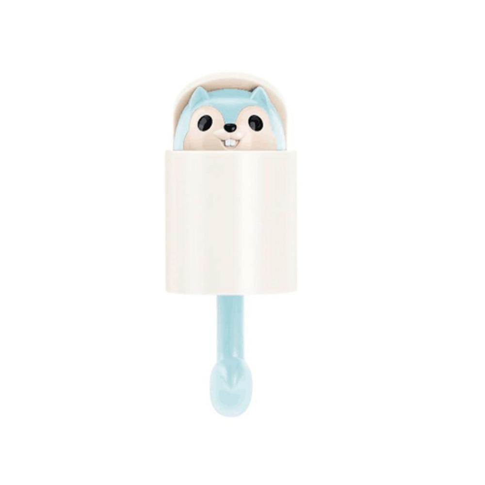 Cartoon Animal Pop-Out Squirrel Head Wall Hanger Hook