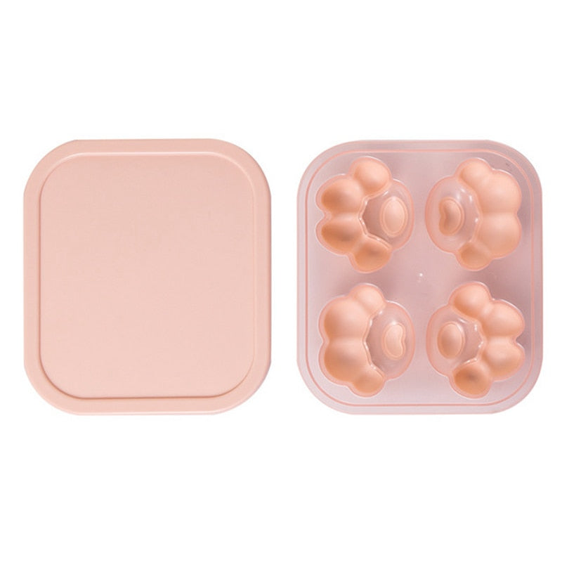 Cute Silicone Cat Paw Shaped Ice Cube/ Chocolate Tray Mold