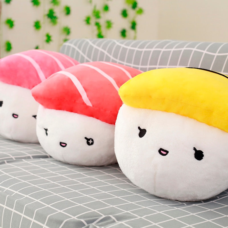 Cute Japanese Sushi Emoji Cushion Plushy