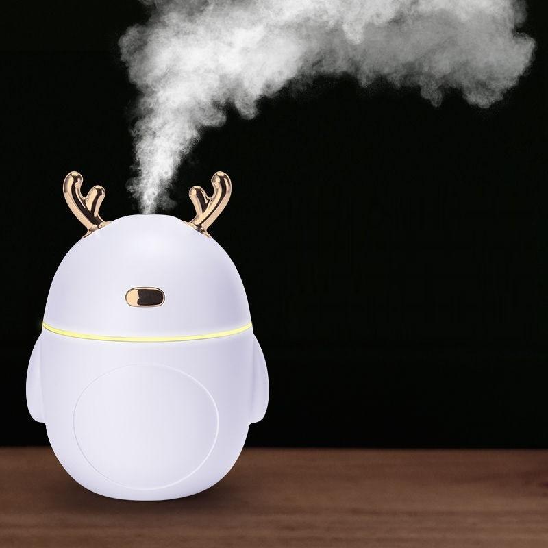 Cute Mini USB Household Bedroom Deer Shape Spray Humidifier