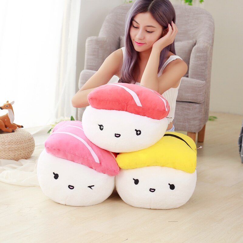 Cute Japanese Sushi Emoji Cushion Plushy