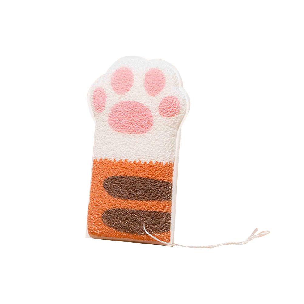 Cat Paw Exfoliating Shower Batch Scrub Sponge