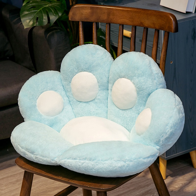 Cute Kawaii Cat Paw Soft Plush Sitting Cushion