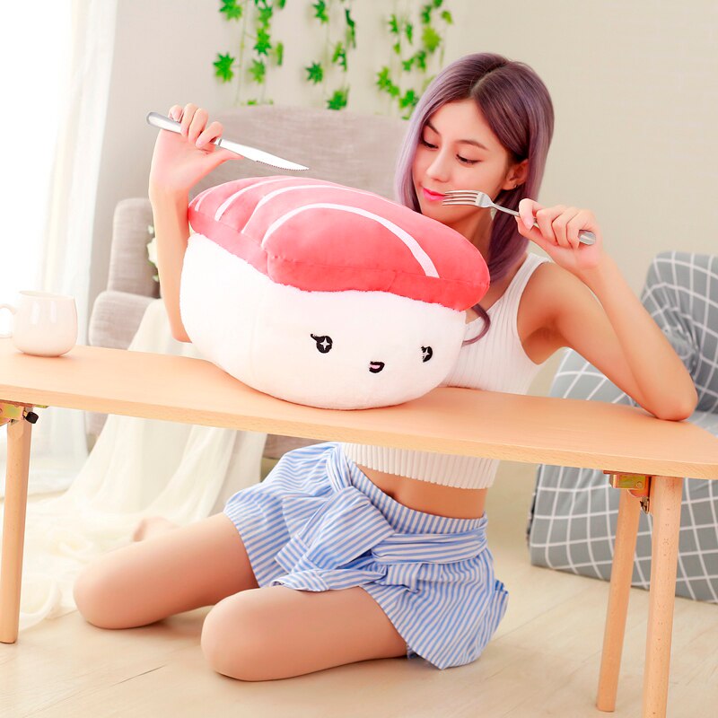 Cute Japanese Sushi Emoji Cushion Plushy