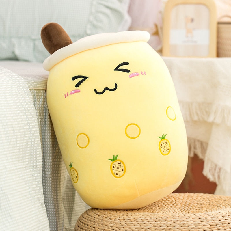 Cute Kawaii Sofa Boba Milk Tea Plushy Toy Cushion