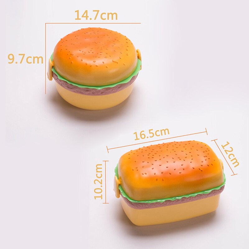 Hamburger Sandwich Thermal Food Container Lunch Box