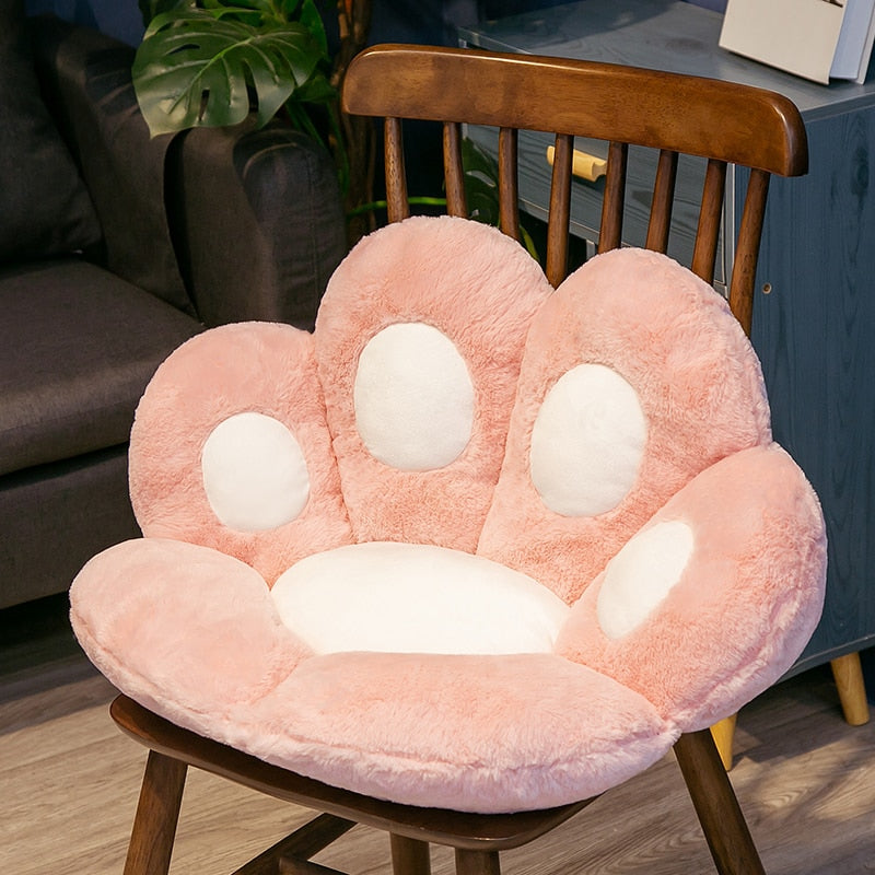Cute Kawaii Cat Paw Soft Plush Sitting Cushion
