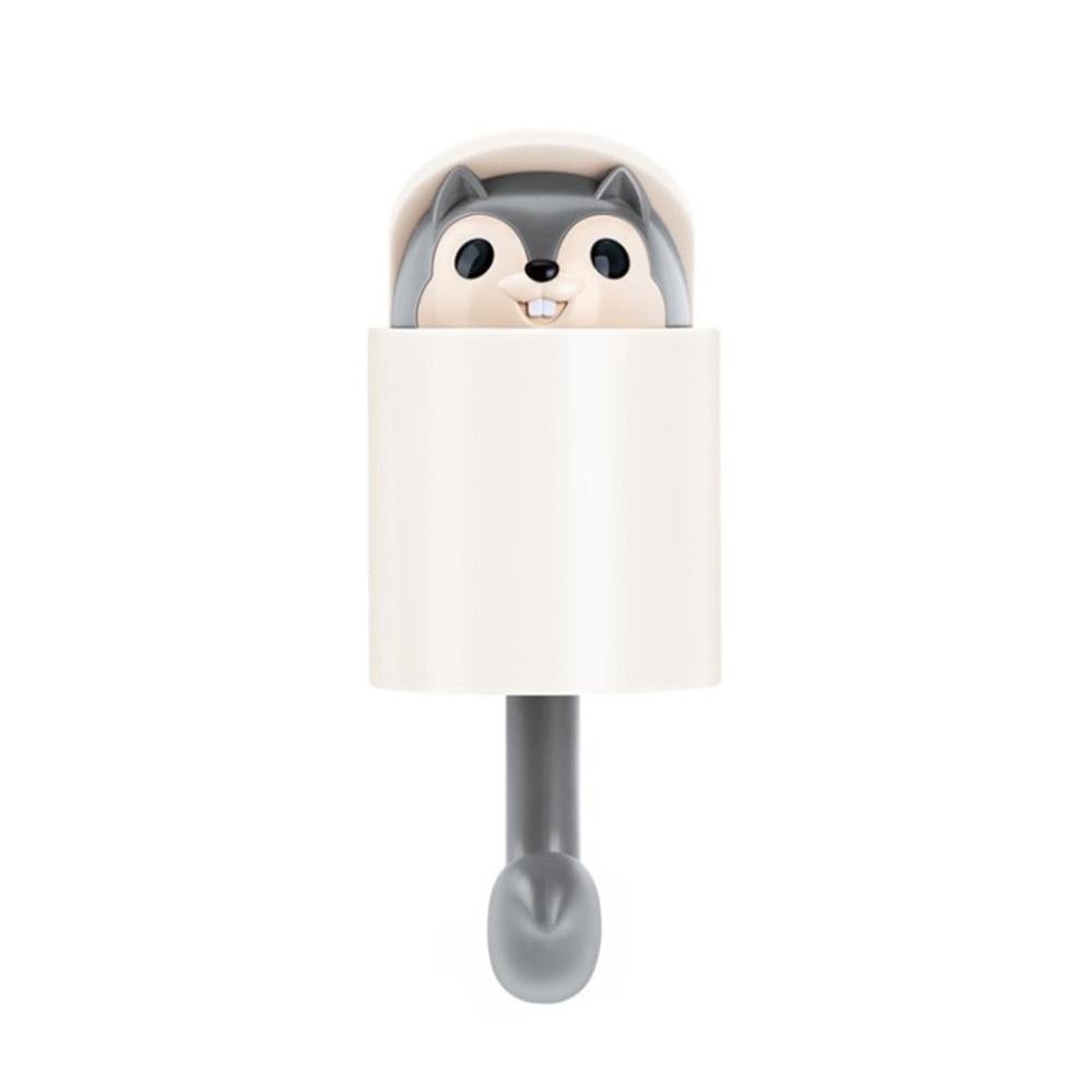 Cartoon Animal Pop-Out Squirrel Head Wall Hanger Hook