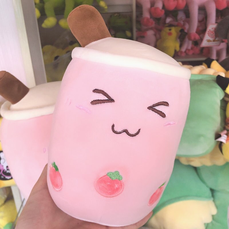 Cute Kawaii Sofa Boba Milk Tea Plushy Toy Cushion