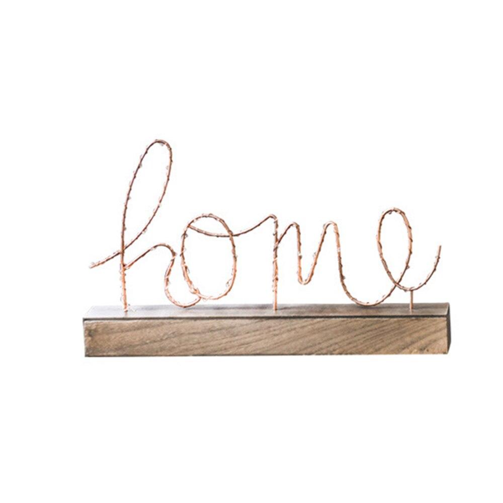 LOVE & HOME LED Display Letters Light Decoration Table Light