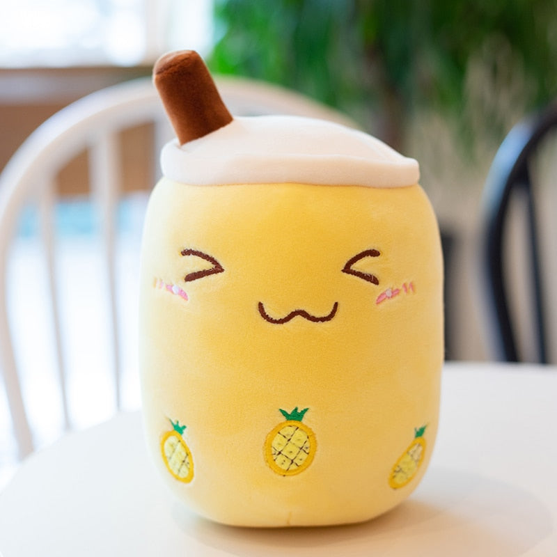Cute Kawaii Sofa Boba Milk Tea Plushy Toy Cushion
