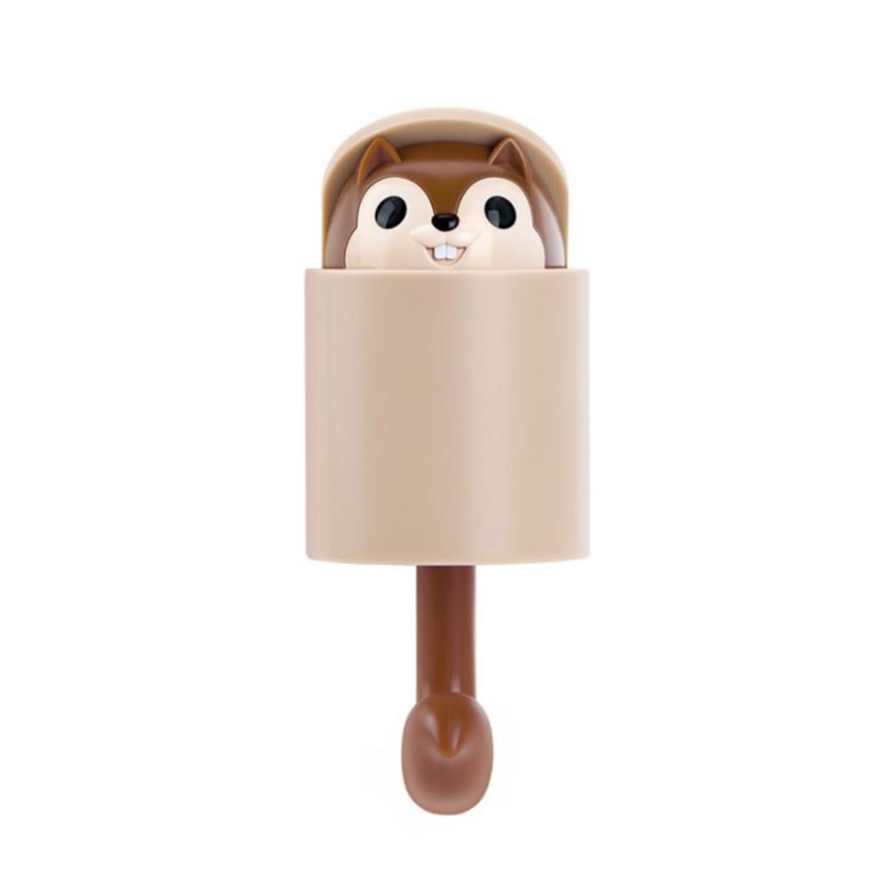 Cartoon Animal Pop-Out Squirrel Head Wall Hanger Hook