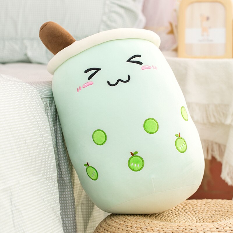 Cute Kawaii Sofa Boba Milk Tea Plushy Toy Cushion