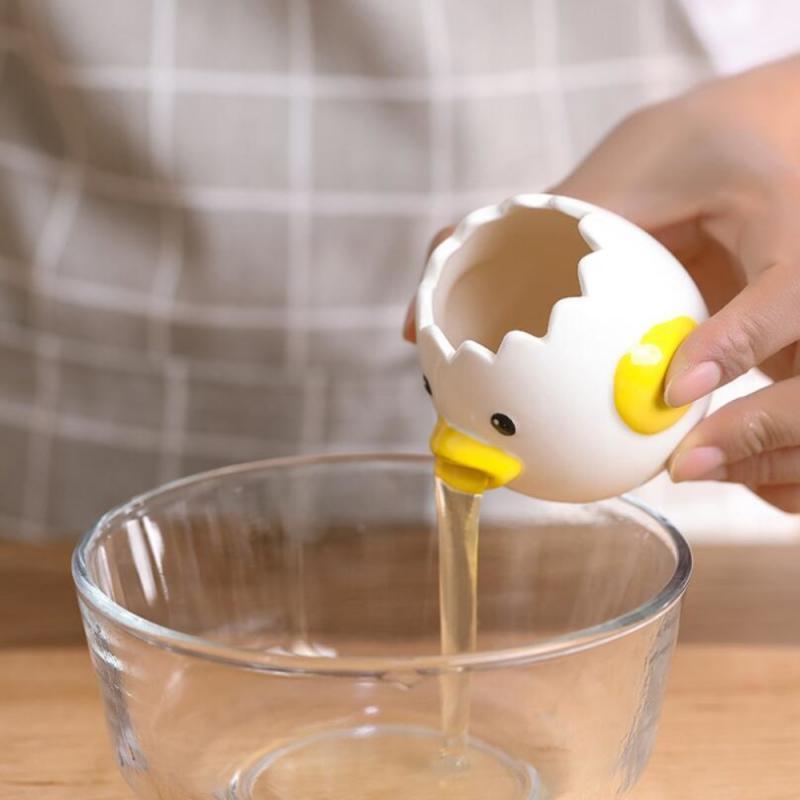 Creative Chicken Design Egg Yolk-White Separator