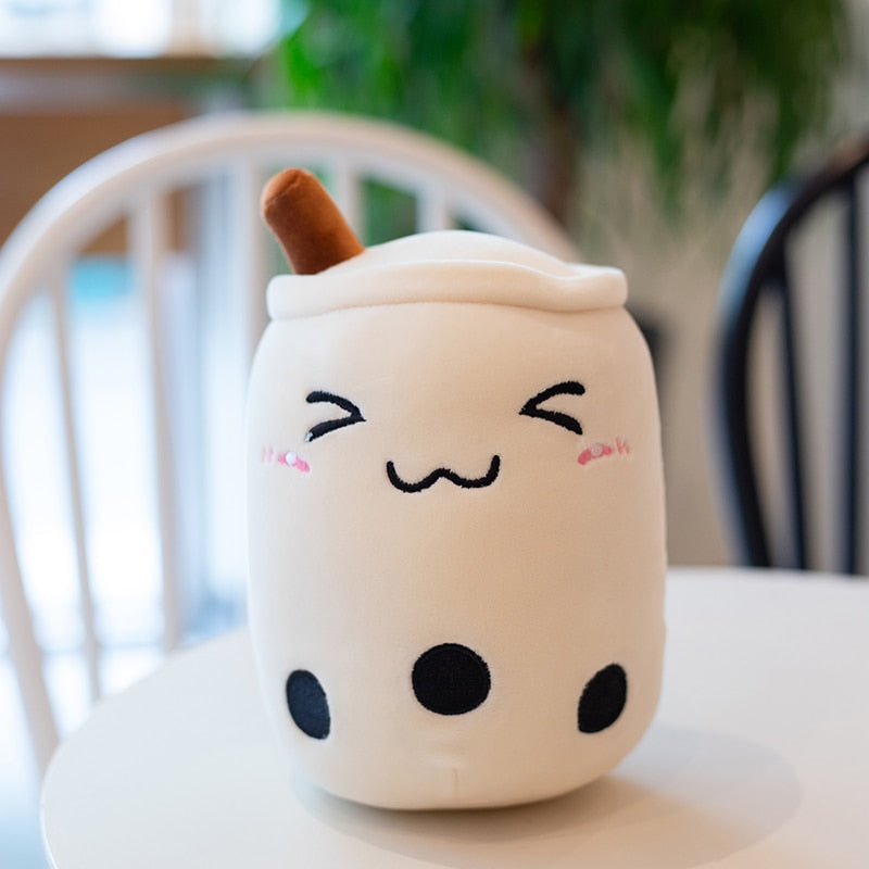 Cute Kawaii Sofa Boba Milk Tea Plushy Toy Cushion