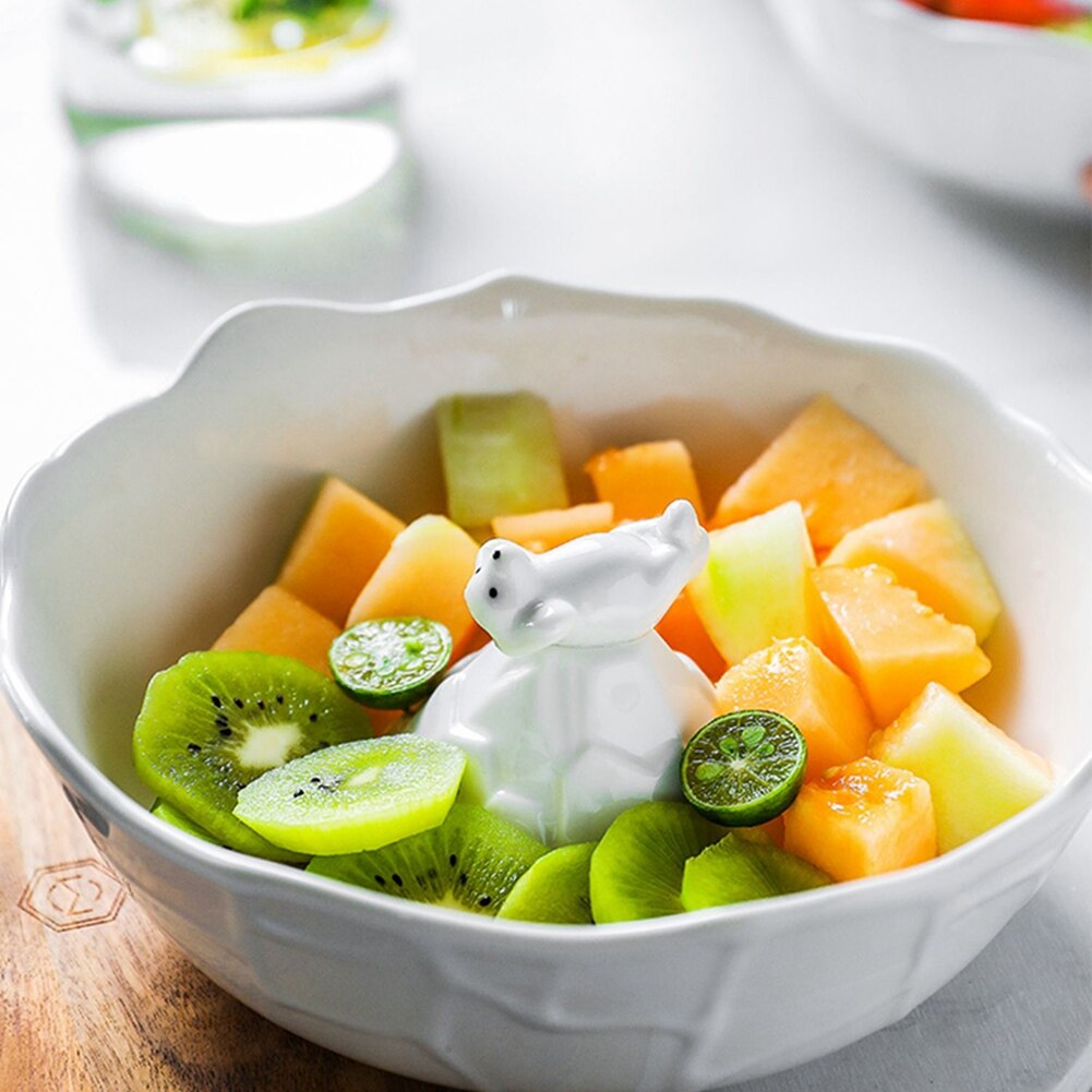 Cute 3D Polar Bear Iceberg Ceramic Soup Bowl