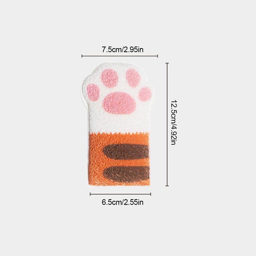 Cat Paw Exfoliating Shower Batch Scrub Sponge