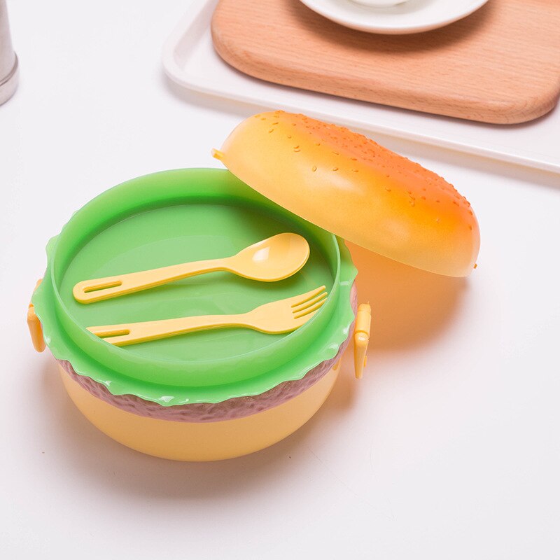 Hamburger Sandwich Thermal Food Container Lunch Box