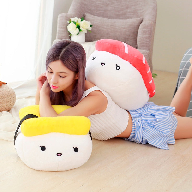 Cute Japanese Sushi Emoji Cushion Plushy