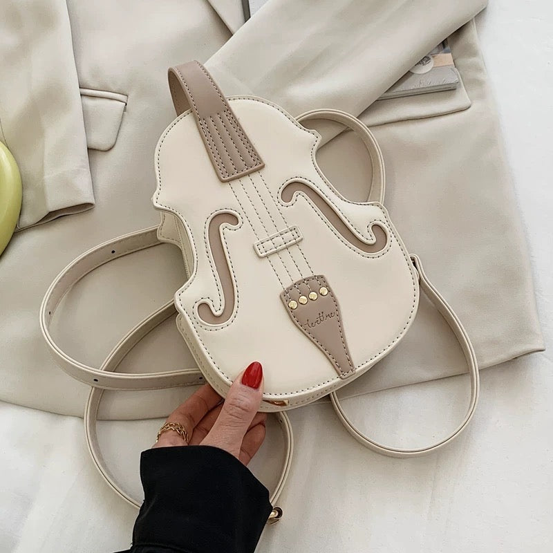 Cute 3D Violin Shape Mini Bag Pack