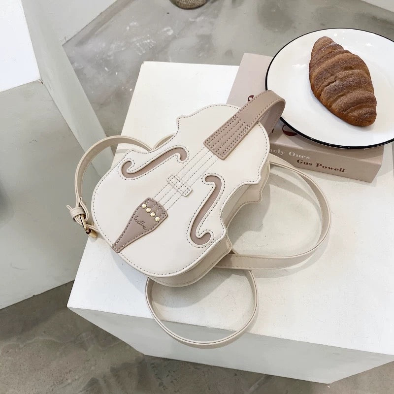 Cute 3D Violin Shape Mini Bag Pack