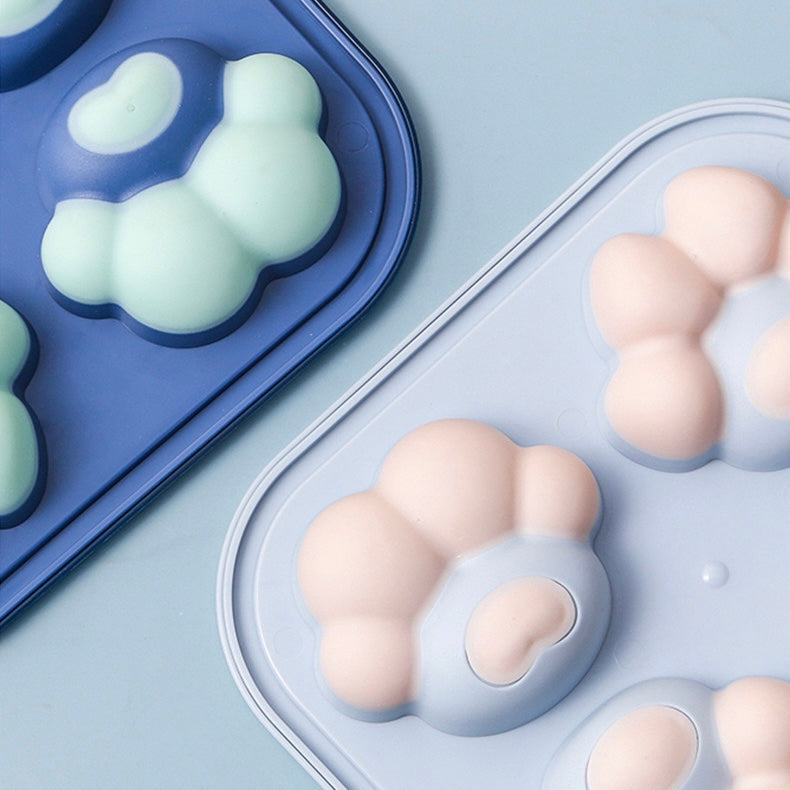 Cute Silicone Cat Paw Shaped Ice Cube/ Chocolate Tray Mold
