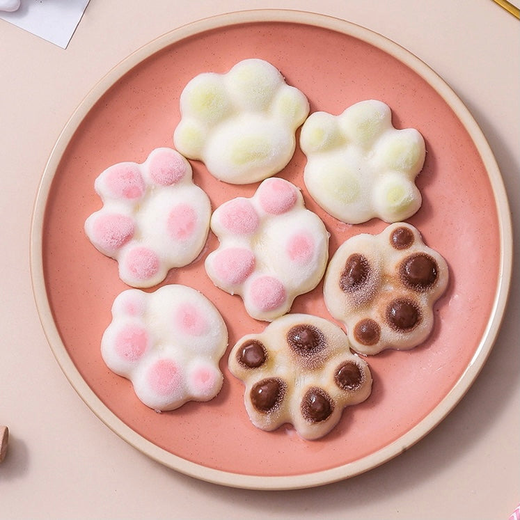 Cute Silicone Cat Paw Shaped Ice Cube/ Chocolate Tray Mold