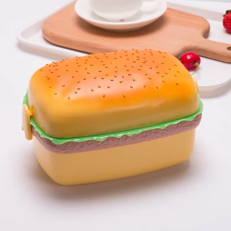 Hamburger Sandwich Thermal Food Container Lunch Box