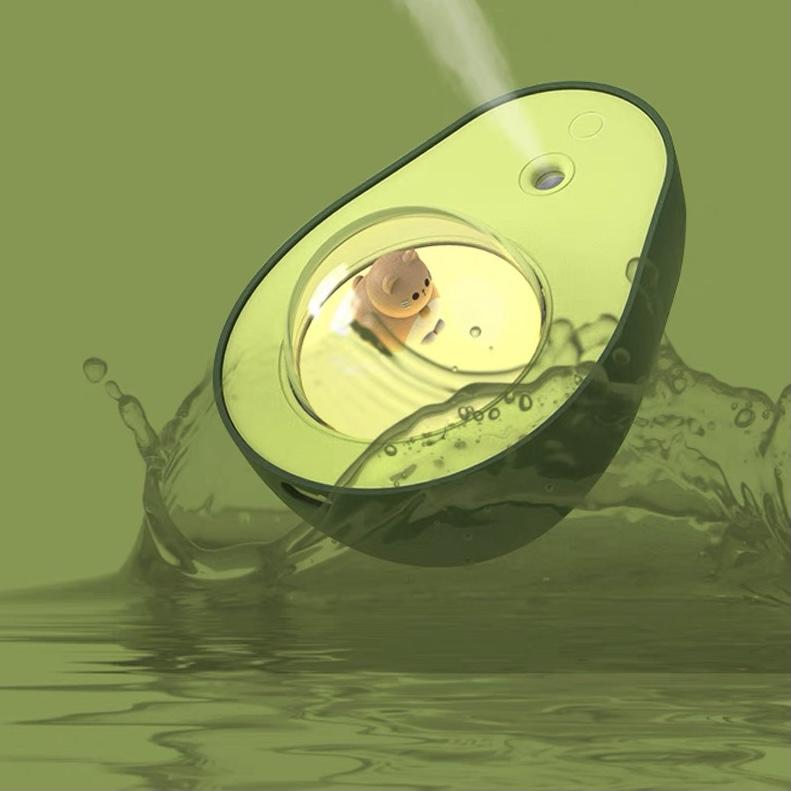 Avocado Humidifier with USB Little Kitten Bedroom Night Light