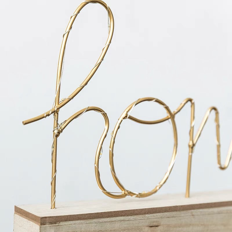 LOVE & HOME LED Display Letters Light Decoration Table Light