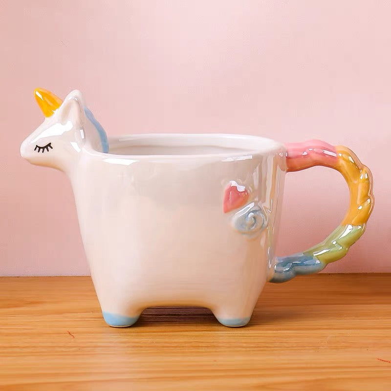 Cute Rainbow Dreamy Fairy Style Unicorn Mug