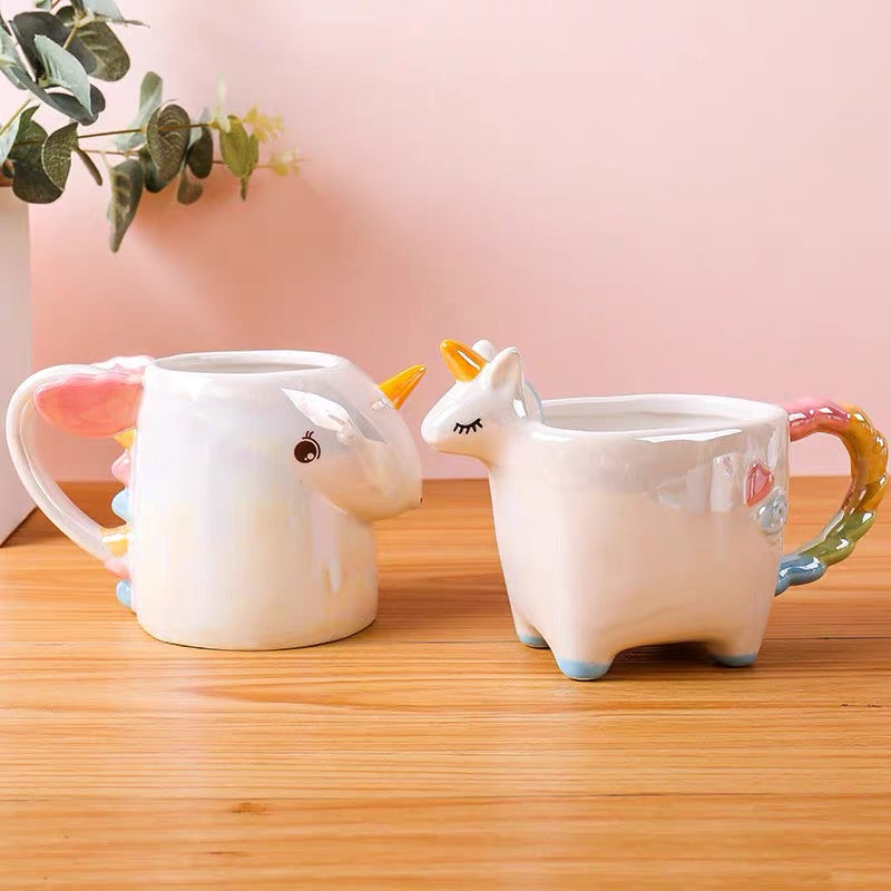 Cute Rainbow Dreamy Fairy Style Unicorn Mug