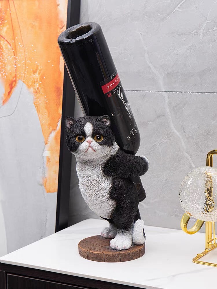 Cute Pussy Cat 3D Wine Holder