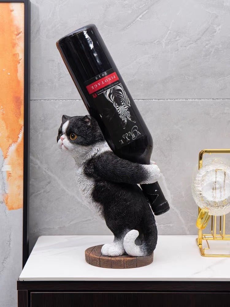 Cute Pussy Cat 3D Wine Holder