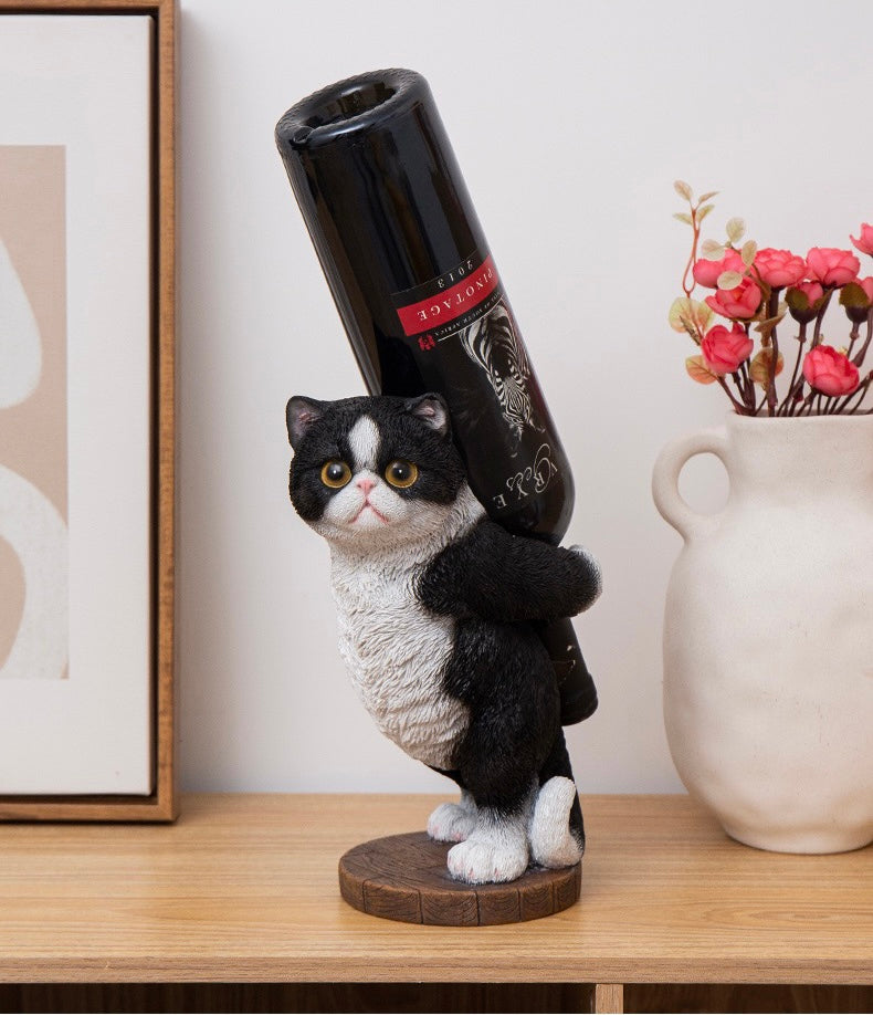 Cute Pussy Cat 3D Wine Holder
