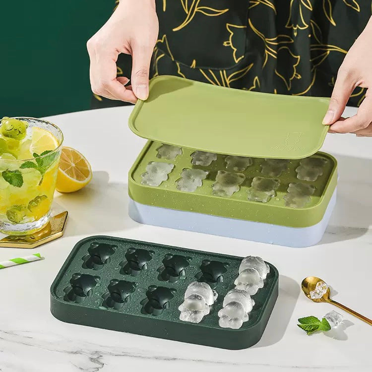 Cute Teddy Bear Shaped Ice Cube/ Chocolate Tray Mold