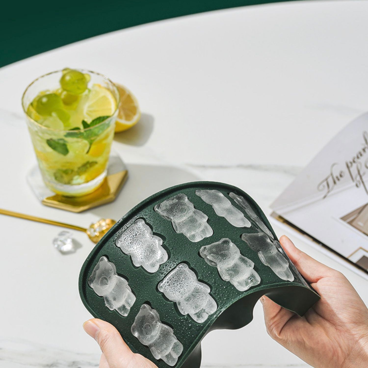 Cute Teddy Bear Shaped Ice Cube/ Chocolate Tray Mold