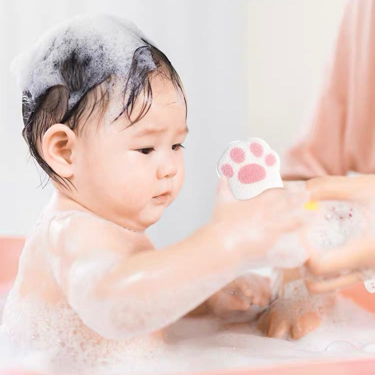 Cat Paw Exfoliating Shower Batch Scrub Sponge