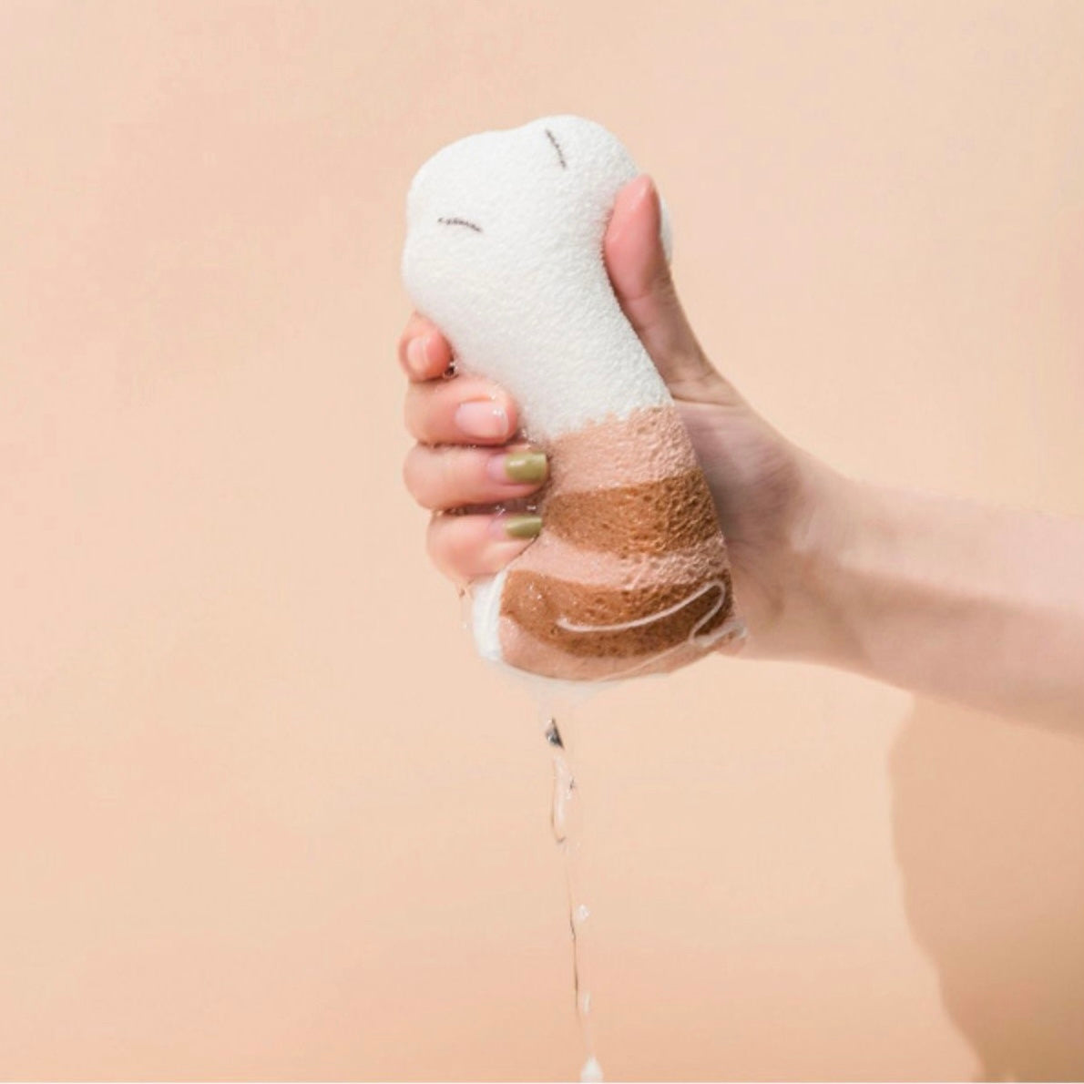 Cat Paw Exfoliating Shower Batch Scrub Sponge